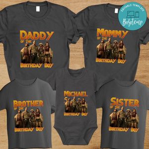 Jumanji Birthday Family Trip Vacation PNG file template