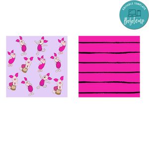 Winnie the pooh piglet Customer Request PNG file template