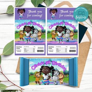 Dee and friends Rice Krispies Treats Template Printable Instant Download
