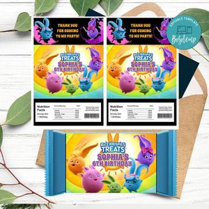 Sunny Bunnies Rice Krispies Treats Template Printable Instant Download