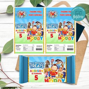 Noddy And Friends Rice Krispies Treats Template Printable Instant Download