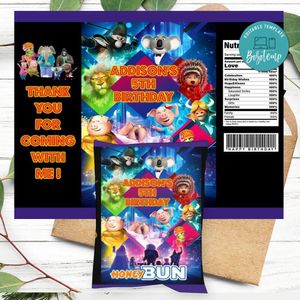 Sing 2 Honeybun Snack Bag Digital File Printable Instant Download