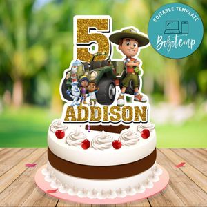 Ranger Rob Cake Topper Template Printable Instant Download