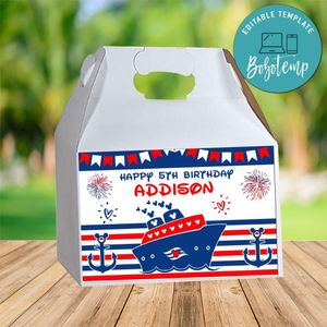 Disney Cruise Gable Box Digital File Printable Instant Download