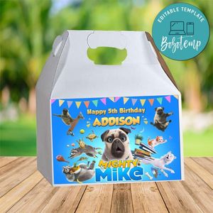 Mighty Mike Gable Box Digital File Printable Instant Download