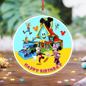 Mickey Mouse Funhouse Acrylic Ornament Birthday Gift