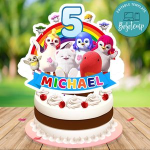 Badanamu Cake Topper Template Printable Instant Download