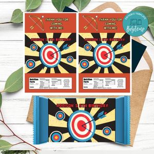 Shooting Archery Rice Krispies Treats Printable Instant Download