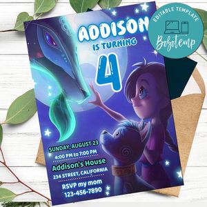 El Camino de Xico Invitation Customizable Template to Print at Home Instant Download