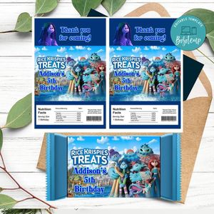 Teenage Kraken Rice Krispies Treats Template Printable Instant Download