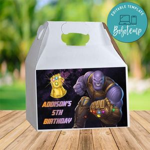Thanos Gable Box Digital File Printable Instant Download