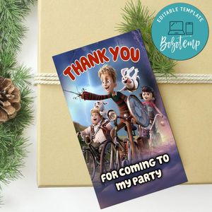 Giants Of La Mancha Thank You Tag Customizable Template To Print At Home Instant Download