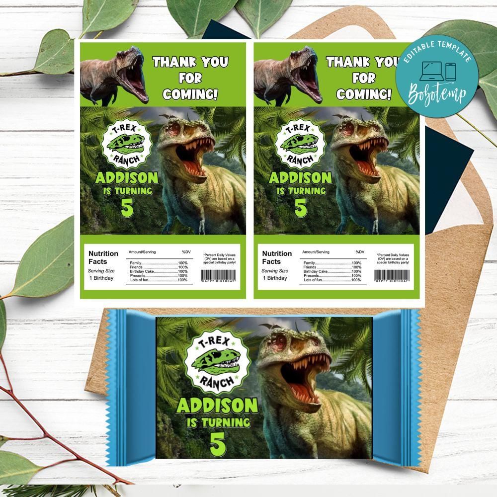 T-Rex Ranch Rice Krispies Treats Template Printable | Bobotemp