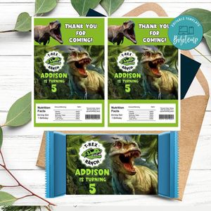 T-Rex Ranch Rice Krispies Treats Template Printable Instant Download