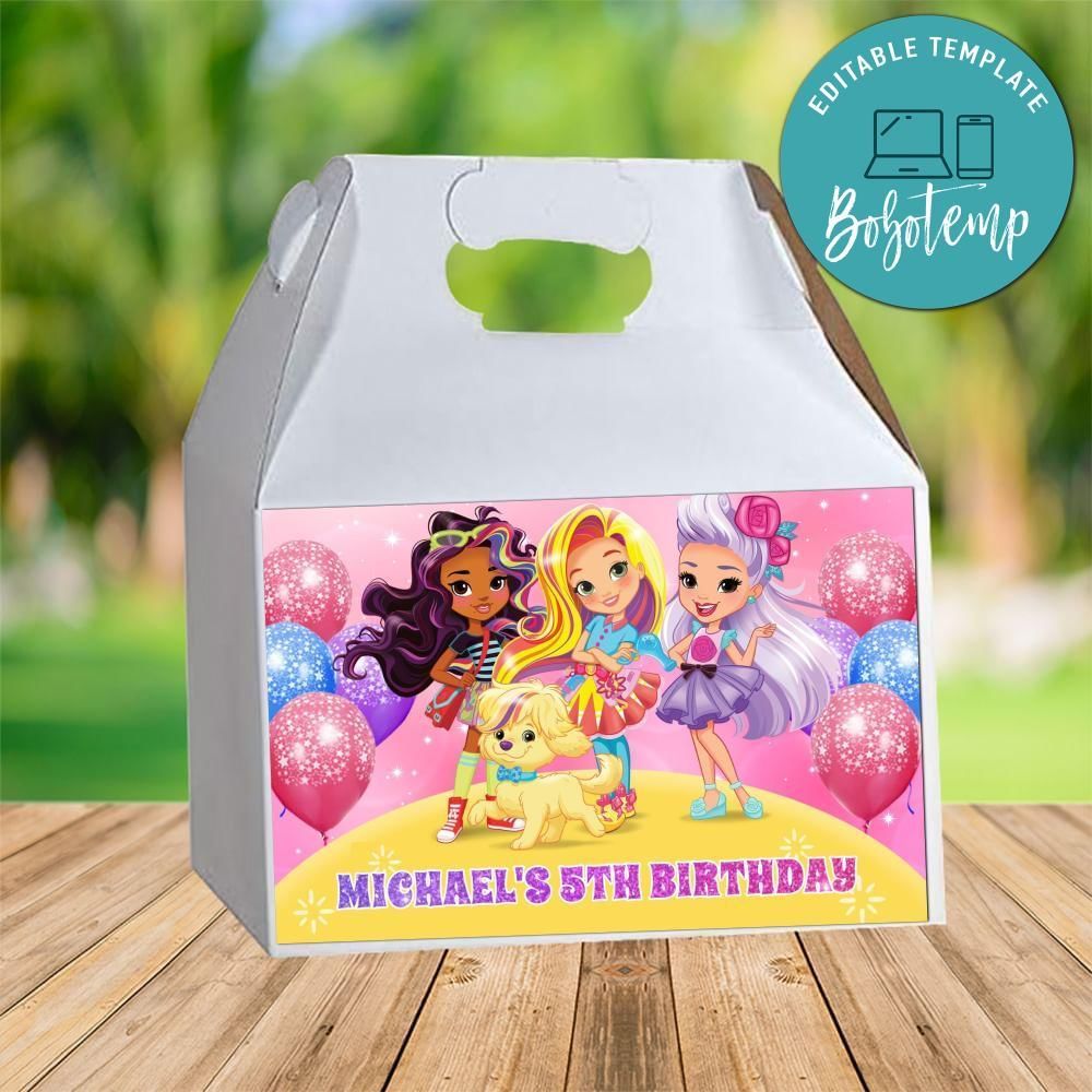 Sunny Day Gable Box Digital File Printable Instant Download