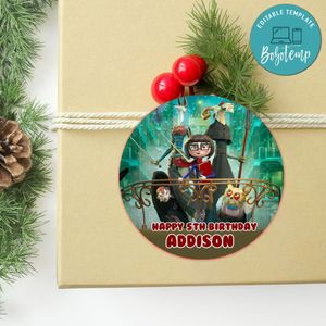 Dalia And The Red Book Circle Sticker Template Customizable To Print At Home Instant Download