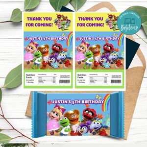 Muppet Babies Rice Krispies Treats Template Printable Instant Download