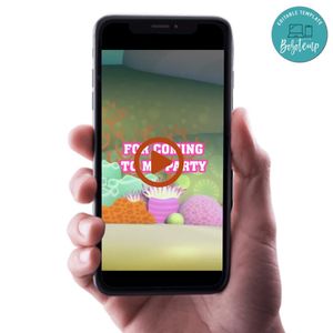 Dashi Dog Octonauts Birthday Video Invitation Digital Template Customizable Instant Download