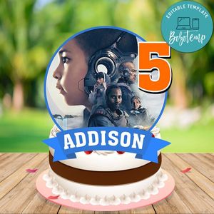 The Creator Cake Topper Template Printable Instant Download