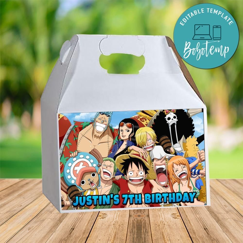 One Piece Gable Box Digital File Printable Instant Download