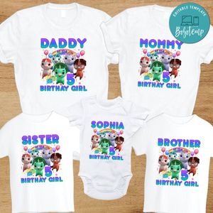 Not Quite Narwhal Family Birthday PNG file template