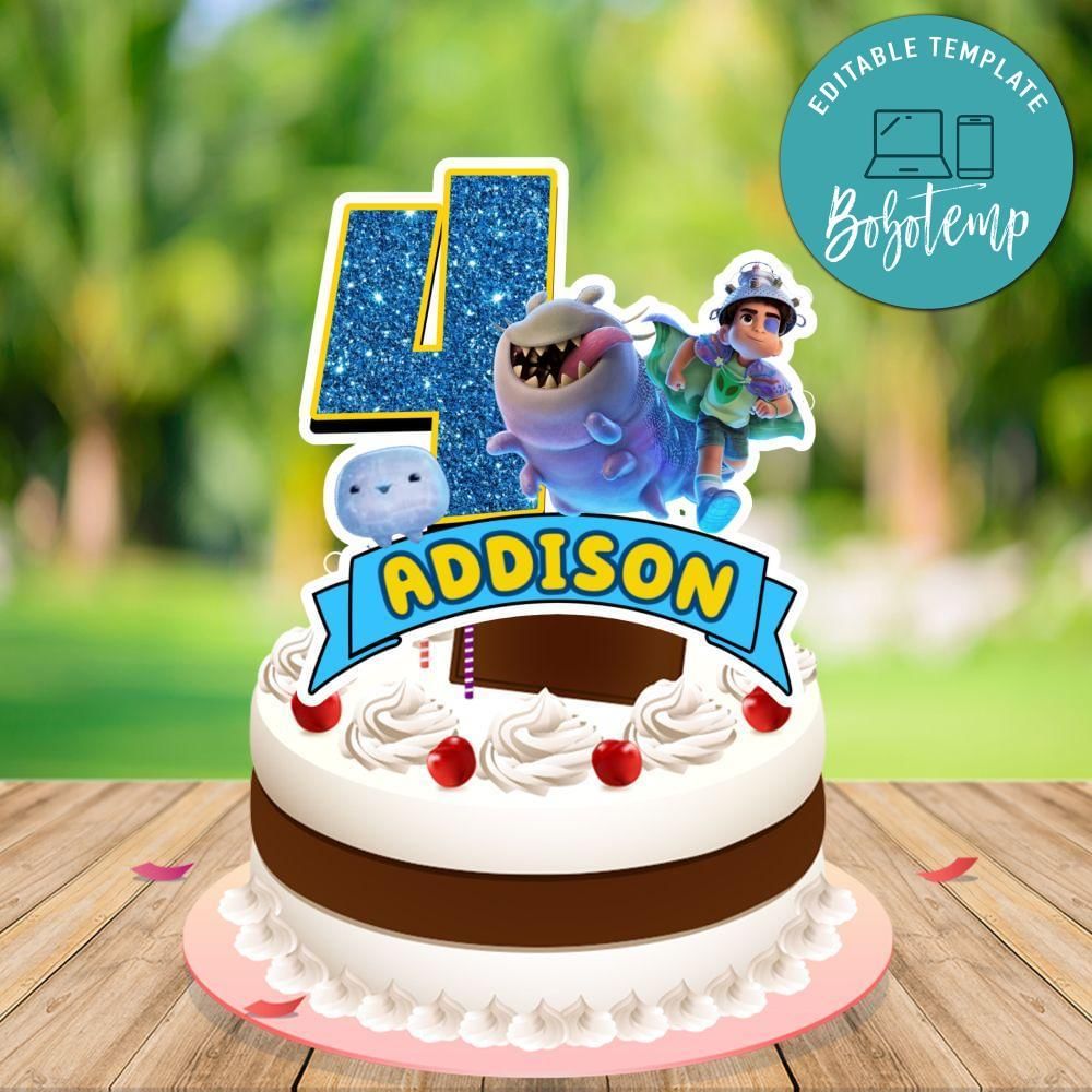 Elio 2025 Cake Topper Template Printable Instant Download