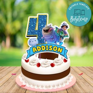 Elio 2025 Cake Topper Template Printable Instant Download