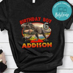 Dinosaurs Birthday Boy PNG file template