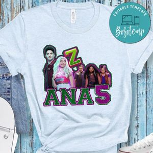 Disney Zombie 2 Birthday Girl Shirt