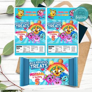 Baby Zoo Rice Krispies Treats Template Printable Instant Download