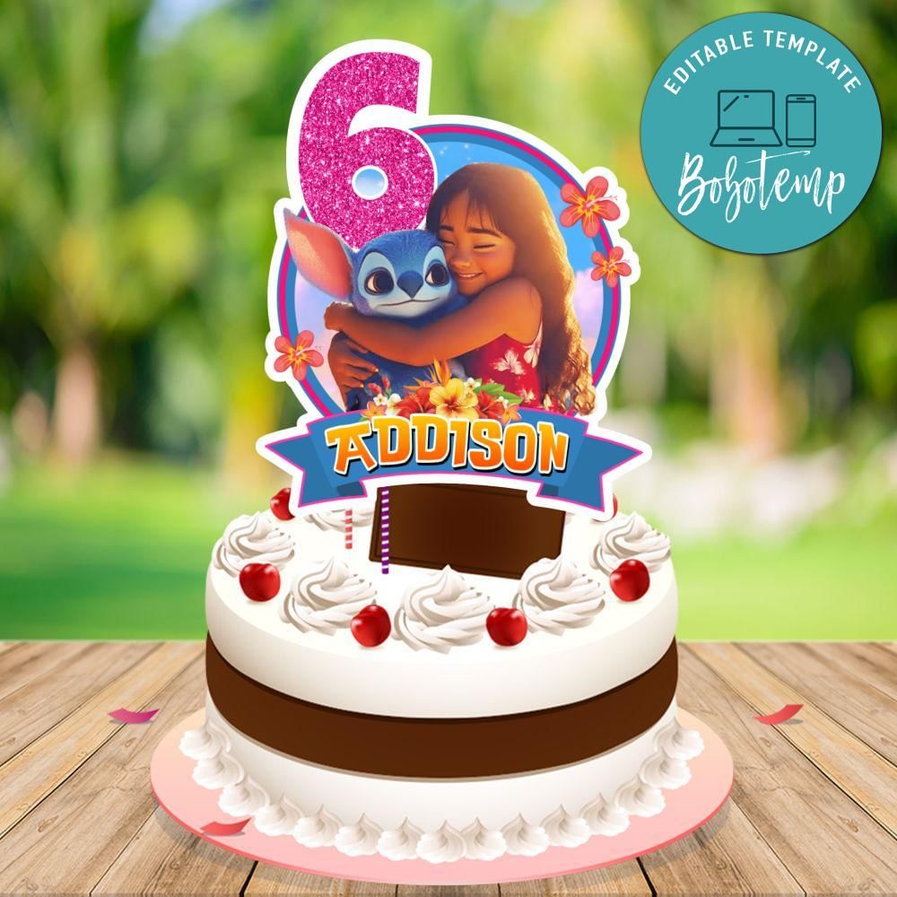 Lilo And Stitch 2025 Birthday Cake Topper Template Printable Bobotemp Lilo And Stitch 2025 Birthday Cake Topper Template Printable Bobotemp