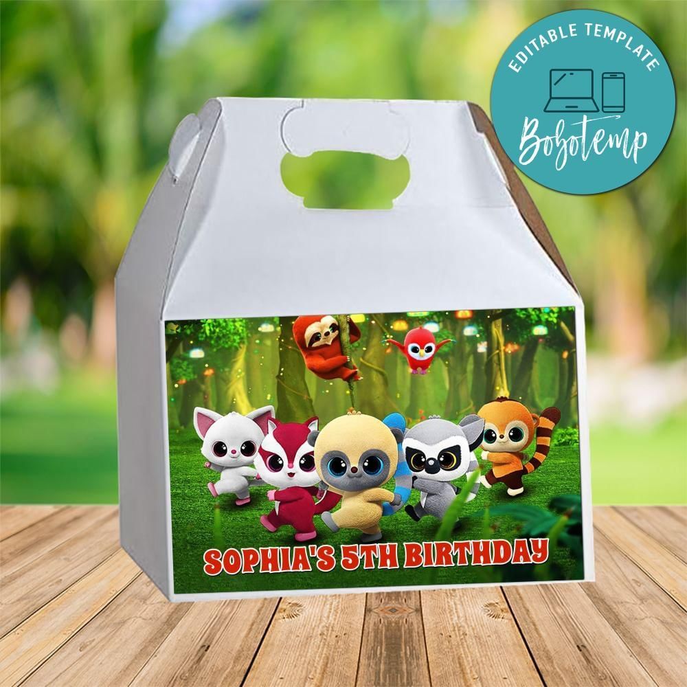 Yoohoo To The Rescue Gable Box Digital File Printable Instant Download