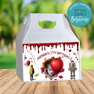 Pennywise Gable Box Digital File Printable Instant Download