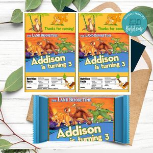 Land before Time Rice Krispies Treats Template Printable Instant Download