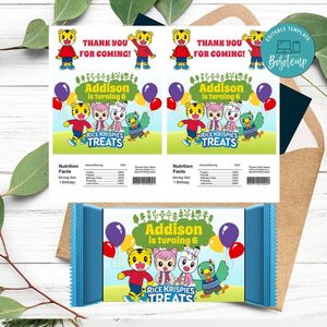 Shimajiro Rice Krispies Treats Template Printable Instant Download