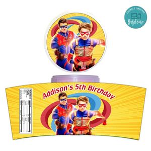 Henry Danger Cotton Candy Label Template To Print At Home Instant Download