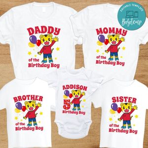 Shimajiro Family Birthday PNG file template