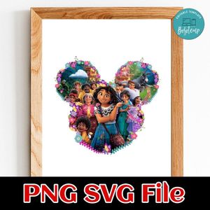 Encanto Mickey PNG file template