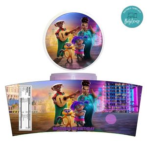 Vivo Movie Cotton Candy Label Template To Print At Home Instant Download