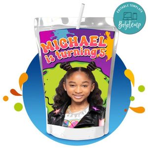 That Girl Lay Lay Capri Sun Birthday Labels Digital File Printable Instant Download