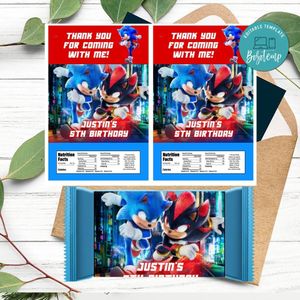 Sonic 3 Rice Krispies Treats Template Printable Instant Download