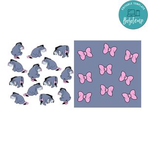 Winnie the pooh eeyore Customer Request PNG file template