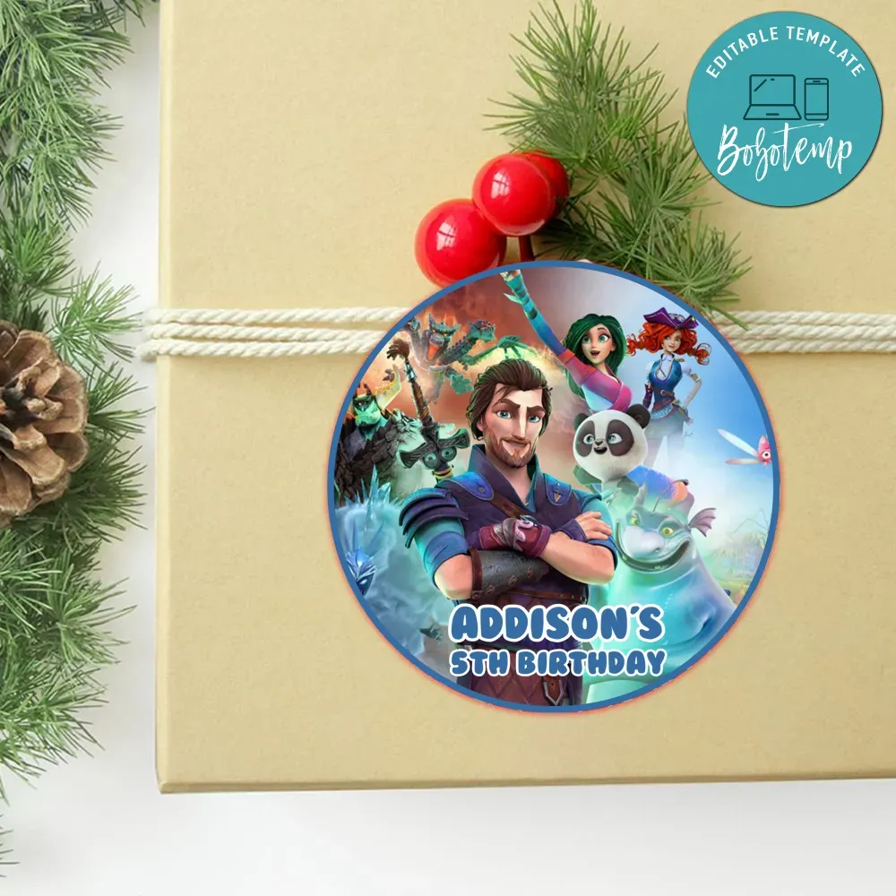 Koshchey: The True Story Circle Sticker Template Customizable DIY ...