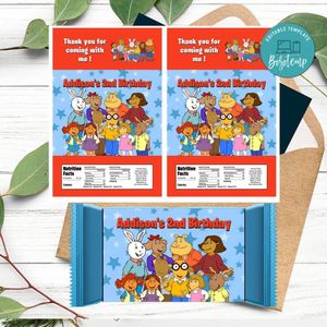 Arthur Rice Krispies Treats Printable Instant Download