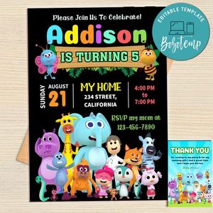 Reino Infantil Invitation Template Free Thank You Card Printable