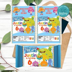 Super simple song Rice Krispies Treats Template Printable Instant Download