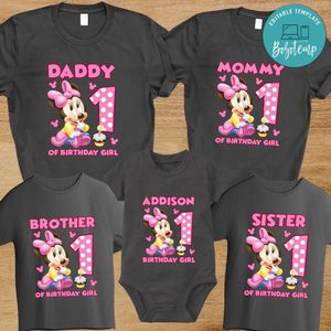 Disney baby minnie Birthday Party Customer request PNG file template