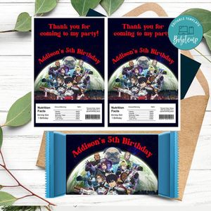 Yakitori Soldiers of Misfortune Rice Krispies Treats Template Printable Instant Download