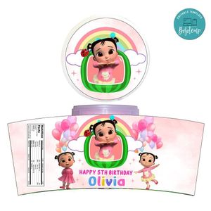 Cece Cocomelon Cotton Candy Label Template To Print At Home Instant Download