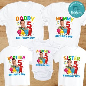 Mister Maker Family Birthday T-Shirt